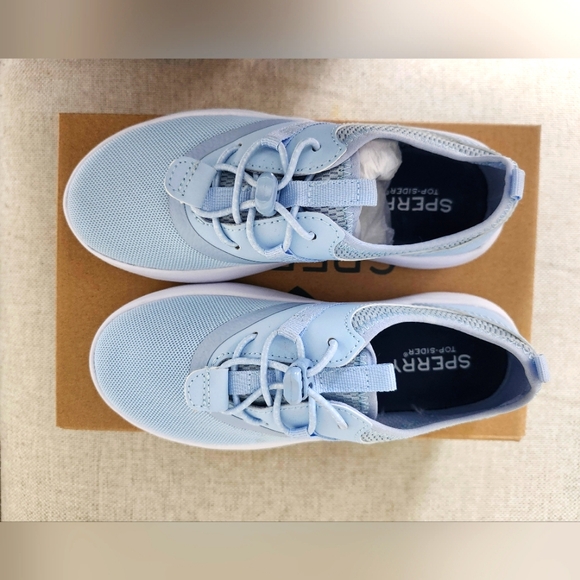 Sperry Coastal Break Blue Sneaker - Girls Size 13 - Picture 3 of 7